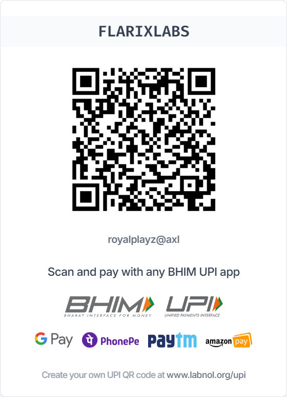 UPI QR Code for Starter Plan